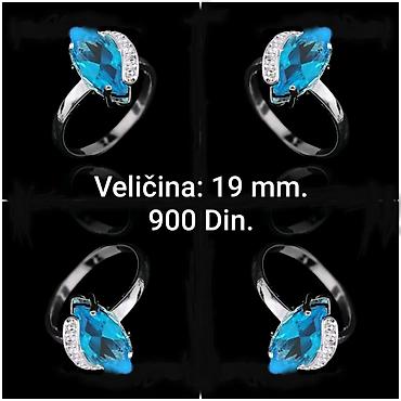 sat festina: Posrebrene prstenje od hirurskog čelika sa žigom S925, sa kristalom u — 2