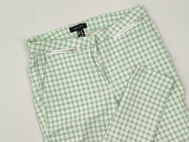 spodnie czerwone w kratę h m: New Look, Material trousers for women, size M (EU 38)