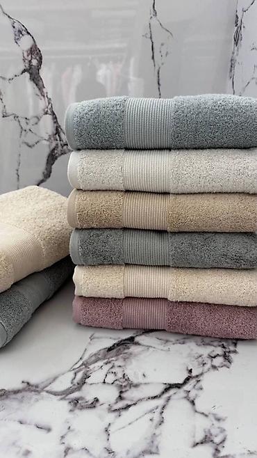 Полотенца: Махровые полотенца для ванной, лицевые и кухни - Материал: 100% — 4