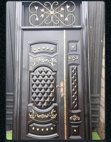 Giriş qapıları: Mənzil üçün Yeni Giriş qapısı Zamok ilə, Zəmanətli, Ödənişli quraşdırma, Ödənişli çatdırılma, Rayonlara çatdırılma, Ünvandan götürmə — 15