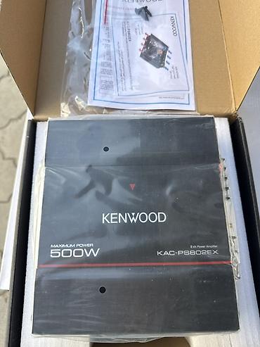 Аксессуарлар жана тюнинг: Автомобильный усилитель Kenwood KAC-PS802EX - Тип: 2-канальный — 2