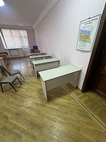 Ofis mebeli: Tədris və ofis istifadə üçün yazı masaları - Model: düz formalı, iki — 1
