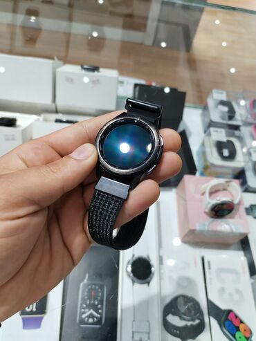 klassik saat: İşlənmiş, Smart saat, Samsung, Sensor ekran, rəng - Qara