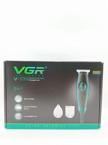 Trimmerlər və saç qırxan maşınlar: VGR 099" Təsviri: Birbaşa şəbəkə ilə kişilər üçün Trimmer dəsti 3in1 — 11