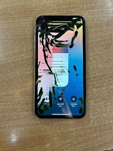 IPhone Xr, Б/у, 128 ГБ, Белый, 72 %