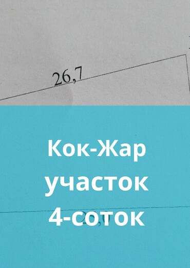 аренда земельного участка под бизнес: 4 соток, Бизнес үчүн, Кызыл китеп