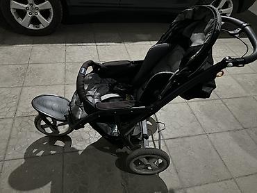 Коляски: Коляска, цвет - Черный, Б/у — 6