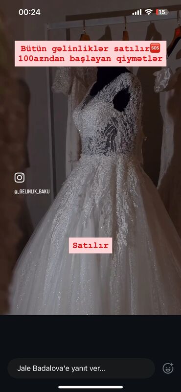 Toy paltarları: Mağaza bağlanır🆘🆘 ✨Gəlinlik sahəsində fəaliyyət göstərənlər, icarə və — 7