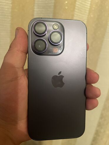 клавиатуры для телефонов: IPhone 14 Pro, Колдонулган, 128 ГБ, Deep Purple, Коргоочу айнек, Каптама, 80 %