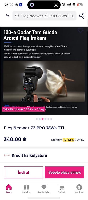 3d printer qiyməti: Neewer Z2 PRO 76Ws TTL flaş - 76 Ws maksimum flaş gücü, dairəvi flaş — 3