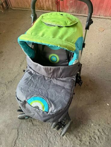 Коляски: Коляска, цвет - Серебристый, Б/у — 9