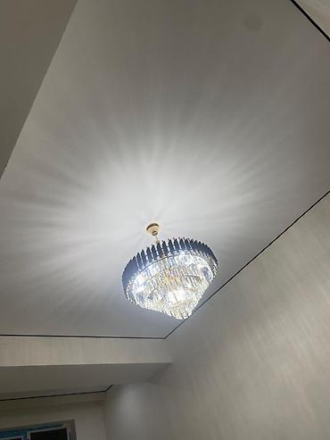 Натяжной потолок: Натяжной потолок Матовое Монтаж — 17