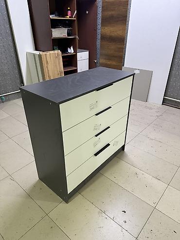 стол для кроя: Комод для одежды, Новый, Без зеркала, ЛДСП, цвет - Серый, Платная доставка — 1