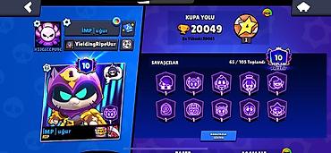 Brawl Stars hesabı – yüksək səviyyəli və zəngin məzmunlu - Kupa Yolu