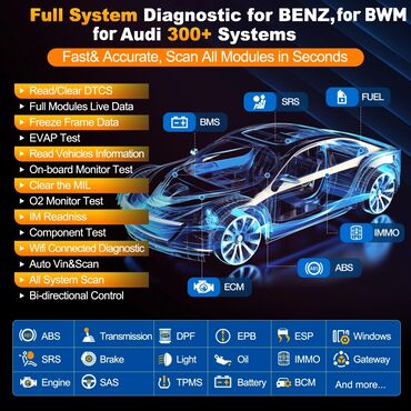 Alati za automobile: Novo - LAUNCH X431 CRE Elite V2.0 BBA za BMW, Benz, Audi Novo - — 17