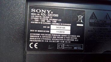 Aksesoari za TV i video: Sony KDL-32EX500 u delovima Main board 1-881-636-23 Power board APS — 1