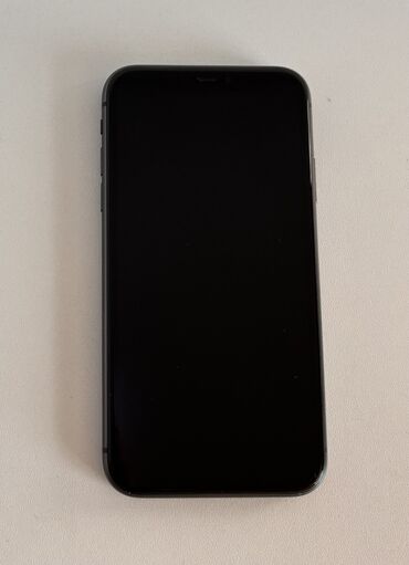 işləmiş telfon: IPhone 11, 128 GB, Qara, Zəmanət, Simsiz şarj, Face ID