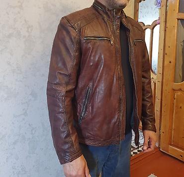 Kişi geyimləri: Kişi dəridən gödəkçə,fevral ayi Almaniyada alinib - Material: təbii — 4
