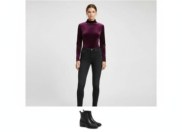 jakie rajstopy do srebrnej sukienki: Amisu, Women`s body, size S