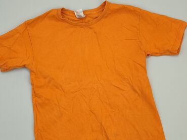 pomarańczowa bluzka dziewczęca: T-shirt, 13 years, 146-152 cm, condition - Good