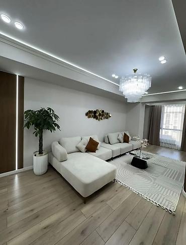3 комнаты, 107 м², Асанбай мкр Элитка, 11 этаж, Дизайнерский ремонт