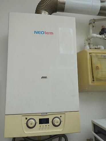 qaz plit: NEOterm qaz kombi qazanı - Divardan asılan, borulu baca çıxışı olan — 1