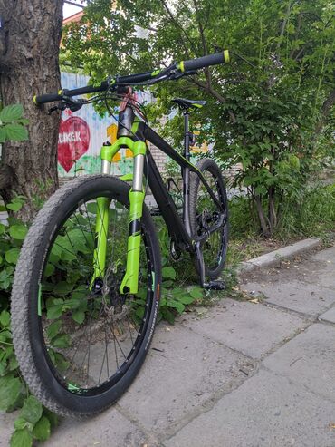 велосипед shimano: Горный велосипед, Cube, Рама L (172 - 185 см), Карбон, Б/у