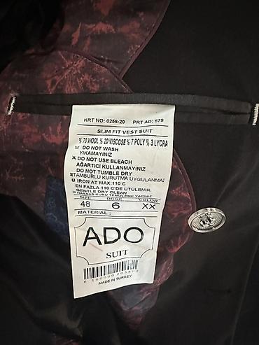 agiboss костюм: Мужской костюм ADO Suit (Turkey), модель ALFA SUIT - Комплектация — 6