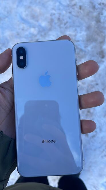 vivo x: IPhone X, Колдонулган, 256 ГБ, Ак, Коргоочу айнек, Заряддоочу түзүлүш, Кабель, 77 %