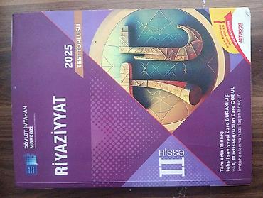 Məhsul: “Riyaziyyat – II hissə” 2025 Test Toplusu (Dövlət İmtahan