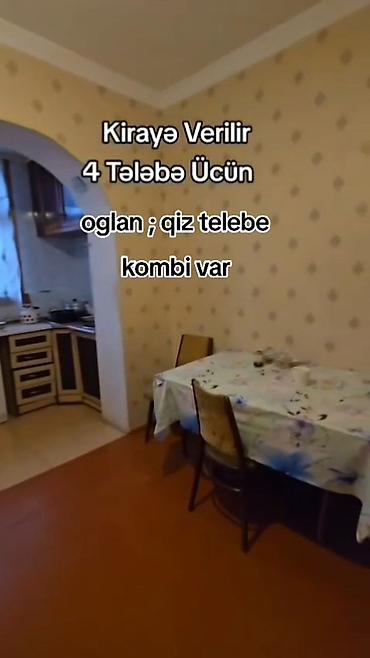 bineqedide kiraye evler ucuz: Kirayə mənzil – 4 tələbə üçün - Oğlan və ya qız tələbələr üçün — 4