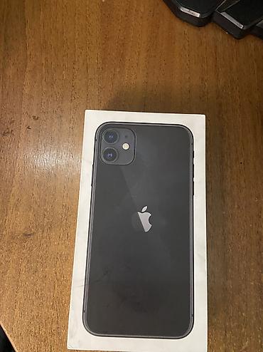sim: IPhone 11, Б/у, 128 ГБ, Черный, Защитное стекло, Чехол, Коробка, 75 % — 4