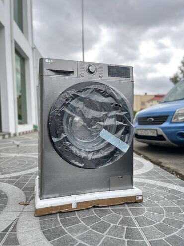 ilkin ödənişsiz maşın: Paltaryuyan maşın LG, 7 kq, Yeni, Avtomat, Qurutmasız, Kredit var, Ünvandan götürmə, Pulsuz çatdırılma, Ödənişli çatdırılma