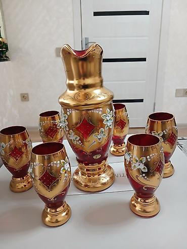 Qədəhlər, rəng - Qızılı, Şüşə, Çexiya lalafo.az -da Qədəhlər, rəng - Qızılı, Şüşə, Çexiya