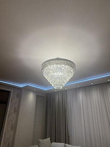 Çılçıraq, 10 və daha çox lampa, Xrustal