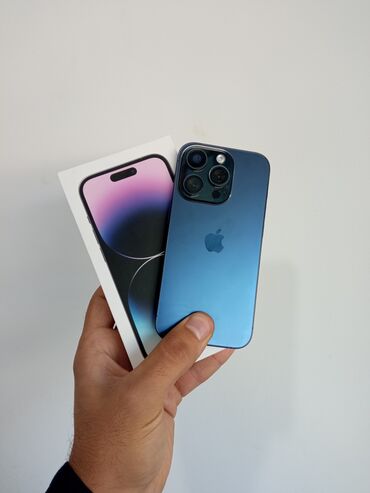 Apple iPhone: IPhone 15 Pro, 256 GB, Black Titanium, Face ID