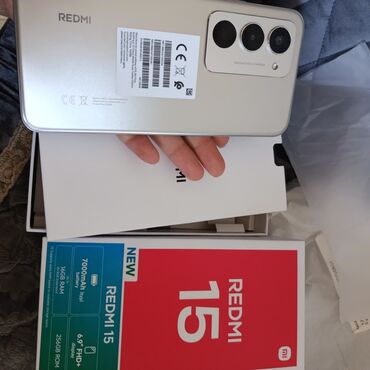 батарея для телефона: Redmi, Redmi 13, Новый, 256 ГБ, цвет - Белый, 2 SIM