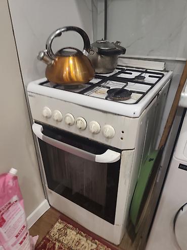 Техника для кухни: Газовая печь, Beko, Б/у, Напольная, цвет - Белый — 2