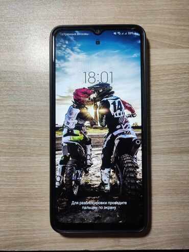 samsung netbook: Samsung Galaxy A12, 32 GB, rəng - Qara, Zəmanət, Barmaq izi, İki sim kartlı