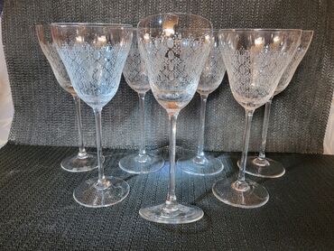 Čaše: Case Rosenthal kristal za vino,rucni rad 70te.godine Nemacka. Case — 10