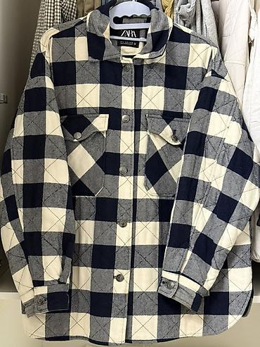 Рубашка-куртка (овершот) ZARA Размер: S, 26 подходит на М Могу
