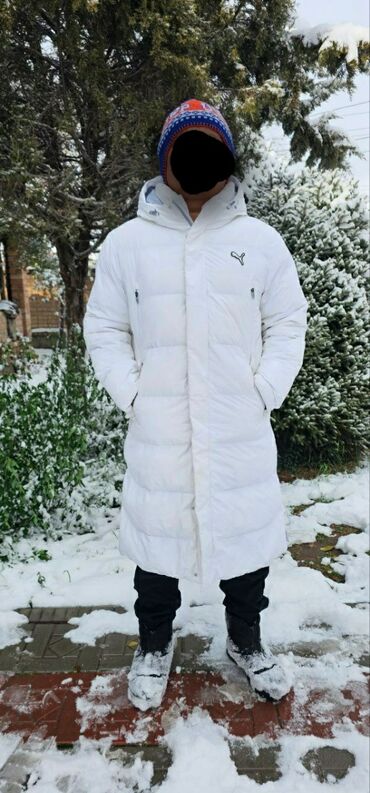 %D0%B2%D0%B8%D0%BD%D1%82%D0%B0%D0%B6%D0%BD%D0%B0%D1%8F %D0%BE%D0%B4%D0%B5%D0%B6%D0%B4%D0%B0: Эркектердин курткасы, 2XL, Puma, Колдонулган, түсү - Ак, Өзү алып кетүү