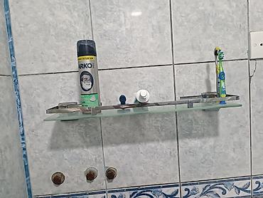 Сантехника: Hamam üçün keramik piyada lavabosu və güzgü dəsti - Klassik dizaynlı — 2