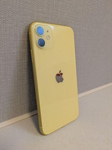 скупка аккумуляторов цена: IPhone 11, Колдонулган, 64 ГБ, Сары