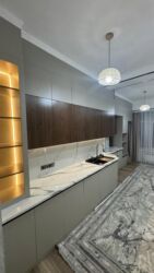 дом ысык кол: 2 комнаты, 57 м², Элитка, 13 этаж, Дизайнерский ремонт