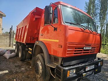 Другой строительный транспорт: Самосвал KAMAZ (оранжевый), 6x4 - Кузов-самосвал с гидроподъемником — 11