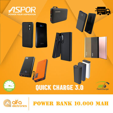 Digər kompüter aksesuarları: Alfa Electronics olaraq sizə keyfiyyətli marka olan "Aspor"-un Power