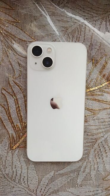ikinci el iphoneler: IPhone 13, 256 GB, Ağ, Zəmanət, Barmaq izi, Face ID