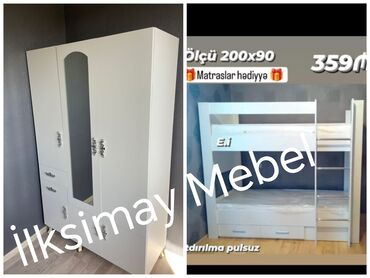 Çarpayılar: İkinəfərlik çarpayı, Bazalı, Matras ilə — 10