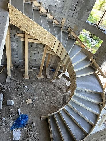 plant beton: Бетонная лестница Для дома, Форма лестницы: Винтовая — 2